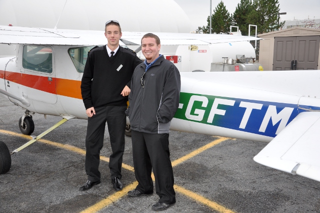 Patrick and His Instructor Alex Cameron